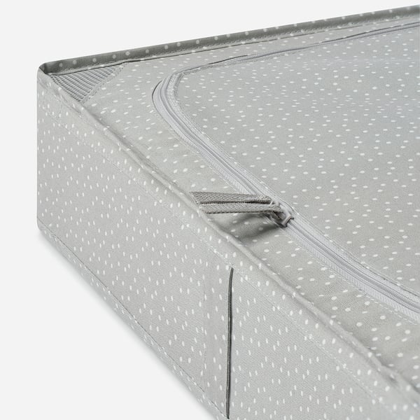 LENAST Bed storage box, light grey, 57x60 cm