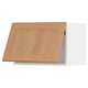 A METOD kitchen cabinet with natural oak finish. It has a rectangular shape and simple design, highlighting wooden texture.