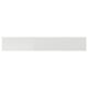 White glossy kitchen cabinet front, made of particleboard and plastic foil, part of RINGHULT series.
