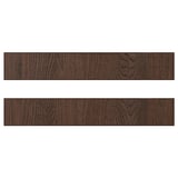 SINARP oak veneer kitchen cabinet fronts with modern design and solid wood edge.