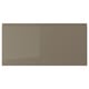 VOXTORP drawer in dark grey-brown gloss finish, sleek and modern design.