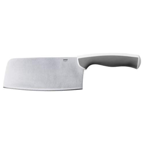 ÄNDLIG Pencincang, kelabu muda/putih, 18 cm