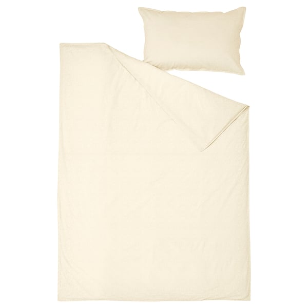 ÄNGSLILJA Sarung duvet dan sarung bantal, asli, 150x200/50x80 cm