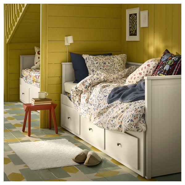 ÄRENDE Ambal, bulu tebal, putih pudar, 80x80 cm