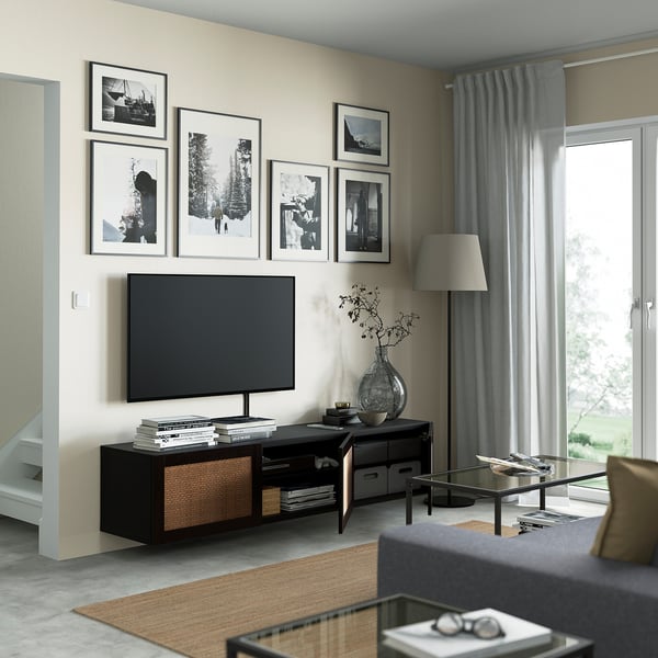 BESTÅ Kabinet TV berpintu