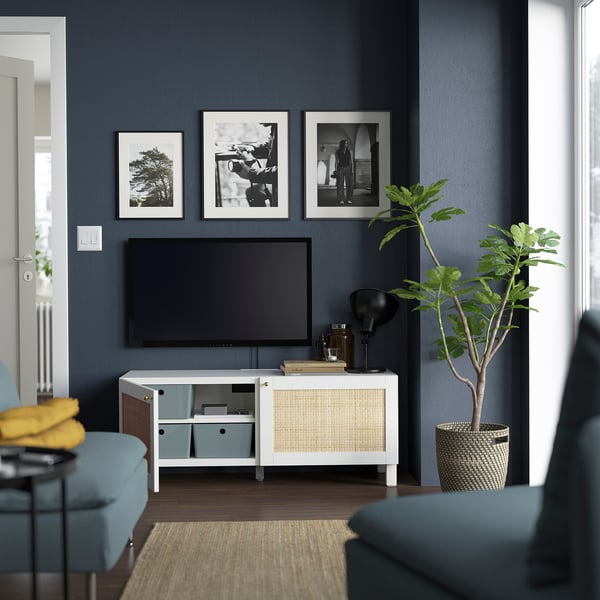 BESTÅ Kabinet TV berpintu