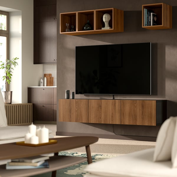 BESTÅ Kabinet TV berpintu