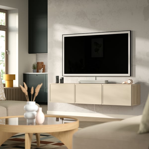 BESTÅ Kabinet TV berpintu