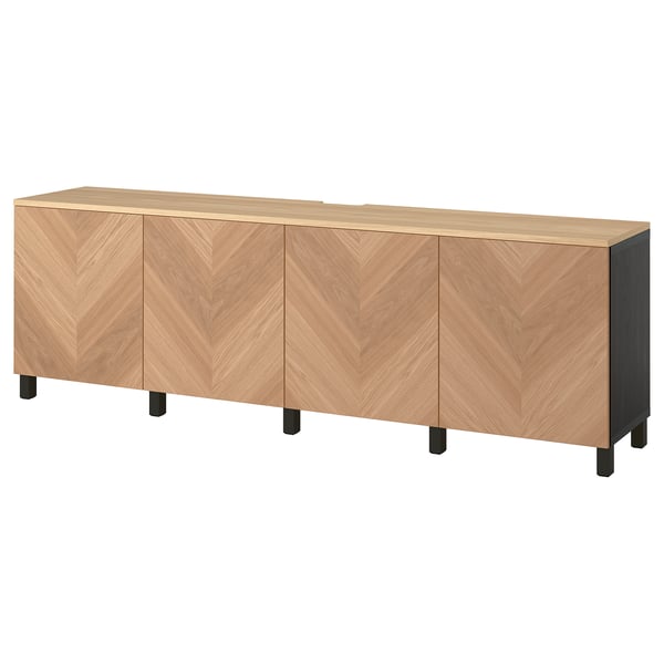 BESTÅ Kabinet TV berpintu