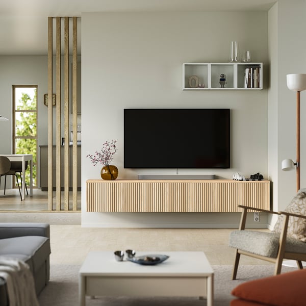 BESTÅ Kabinet TV berpintu