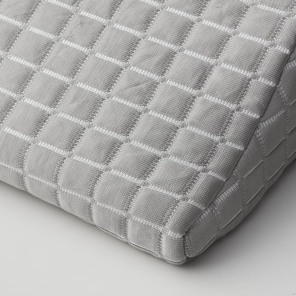 BORTBERG Kusyen lumbar, kelabu, 31x23 cm