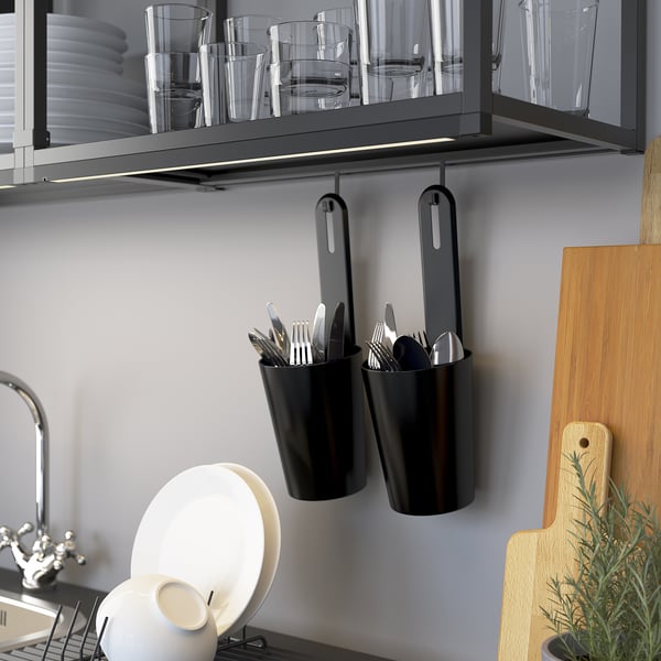 ENHET Selusur untuk cangkuk, antrasit, 57 cm