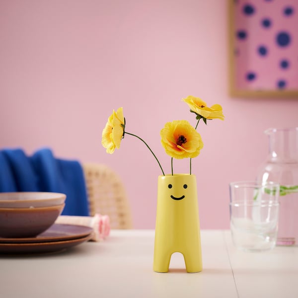 FRÖVÄXT Vas, kuning, 14 cm
