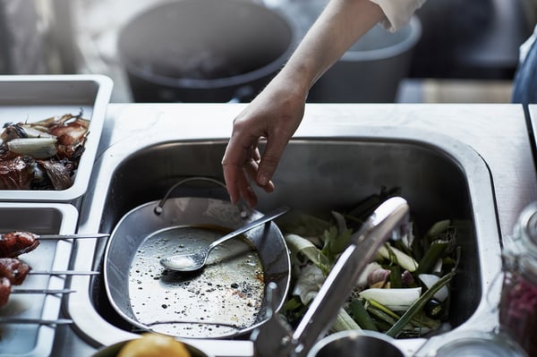 GRILLSKÄR Unit sink dengan panel belakang