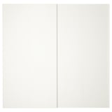 HASVIK Sepasang pintu gelangsar, putih, 200x201 cm
