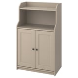 HAUGA Kabinet 2 pintu, kuning air, 70x116 cm