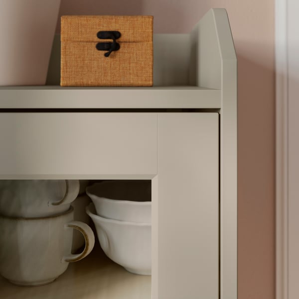 HAUGA Kabinet sisi, kuning air, 140x46x84 cm