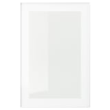 HEJSTA Pintu kaca, putih/kaca jernih, 40x60 cm