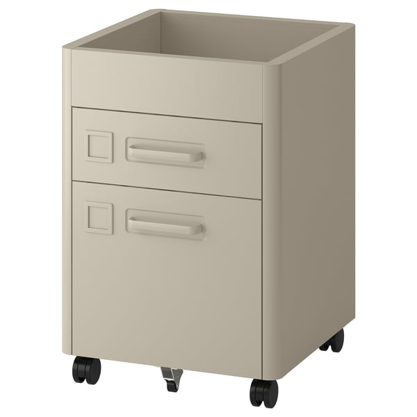 IDÅSEN Unit laci beroda, kuning air, 42x61 cm