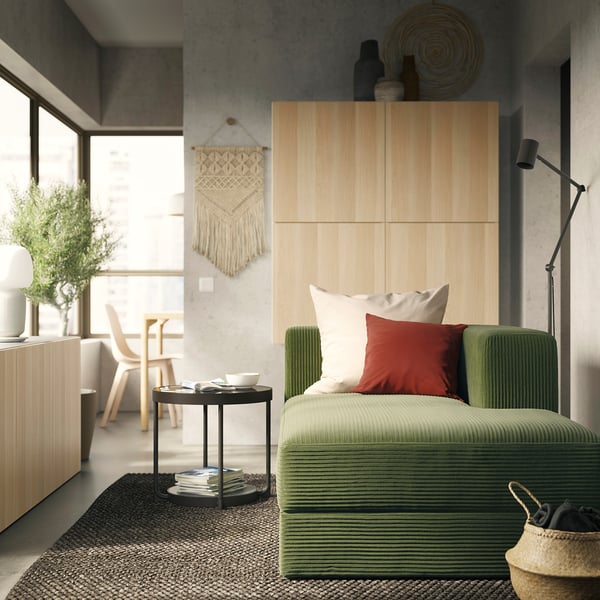 JÄTTEBO Modul chaise longue, kanan
