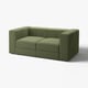 JÄTTEBO Sofa modular 2 tempat duduk