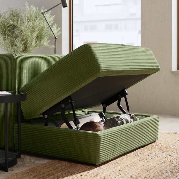 JÄTTEBO Sofa penjuru modular 6 tempat duduk