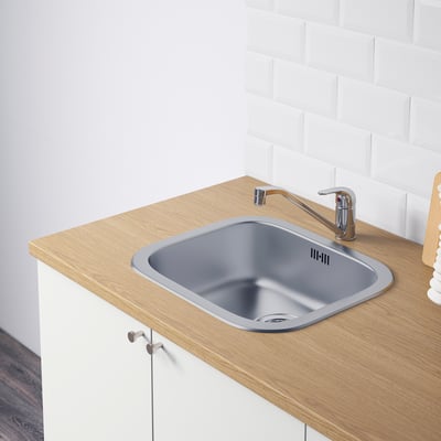 KNOXHULT Kabinet dasar berpintu dan laci, putih, 120 cm