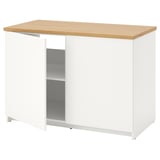 KNOXHULT Kabinet dasar berpintu, putih, 120x85 cm