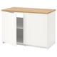KNOXHULT Kabinet dasar berpintu, putih, 120x85 cm