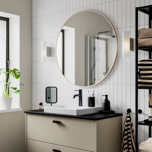 KVALMSÖ Cermin, kuning air, 90 cm