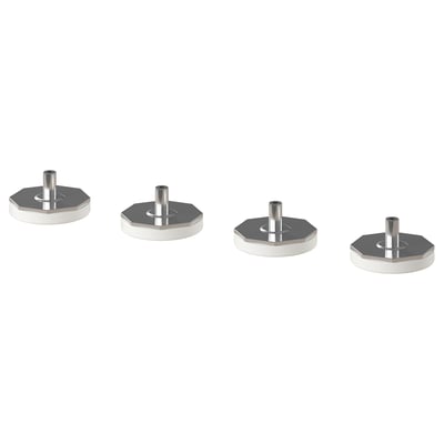 LÄTTHET Kaki, boleh diselaraskan, putih