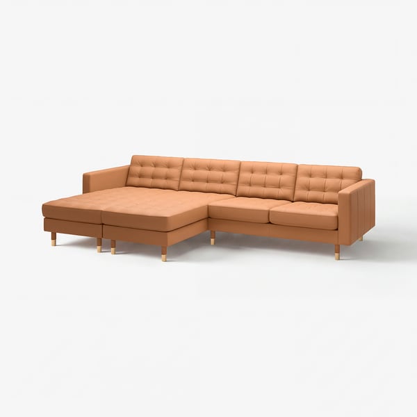 LANDSKRONA Sofa 4 tempat duduk + chaise longue