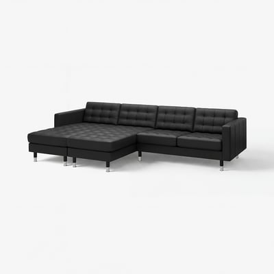 LANDSKRONA Sofa 4 tempat duduk + chaise longue