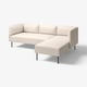 LILLEHEM Sofa 3 tempat duduk chaise longue