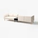 LILLEHEM Sofa bermodul 4 tempat duduk+meja