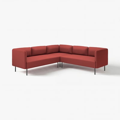 LILLEHEM Sofa penjuru modular,4 tempat duduk