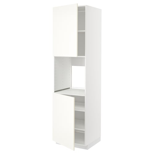METOD Kabinet tinggi ketuhar + 2 pintu