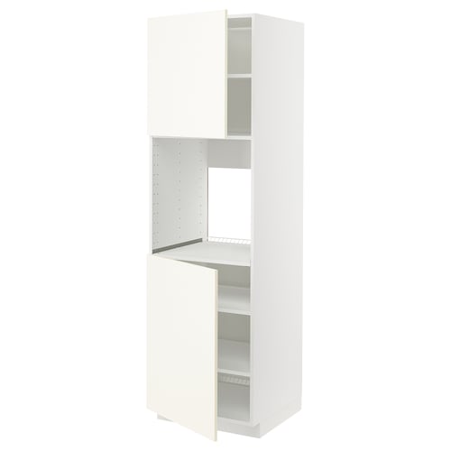 METOD Kabinet tinggi ketuhar + 2 pintu