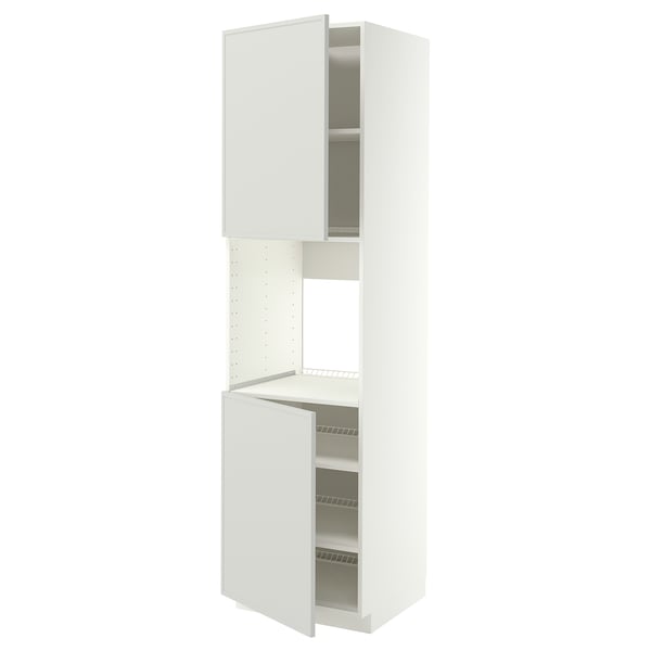 METOD Kabinet tinggi ketuhar + 2 pintu