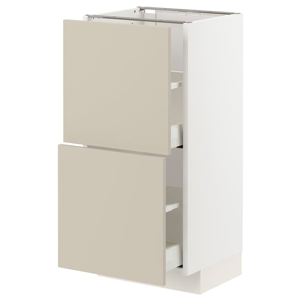 METOD / MAXIMERA Kabinet dasar + 2 laci
