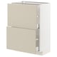 METOD / MAXIMERA Kabinet dasar + 2 laci