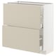 METOD / MAXIMERA Kabinet dasar + 2 laci