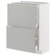 METOD / MAXIMERA Kabinet dasar + 2 laci
