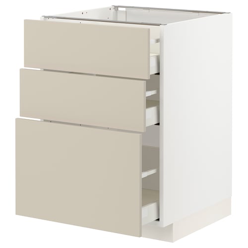 METOD / MAXIMERA Kabinet dasar + 3 laci