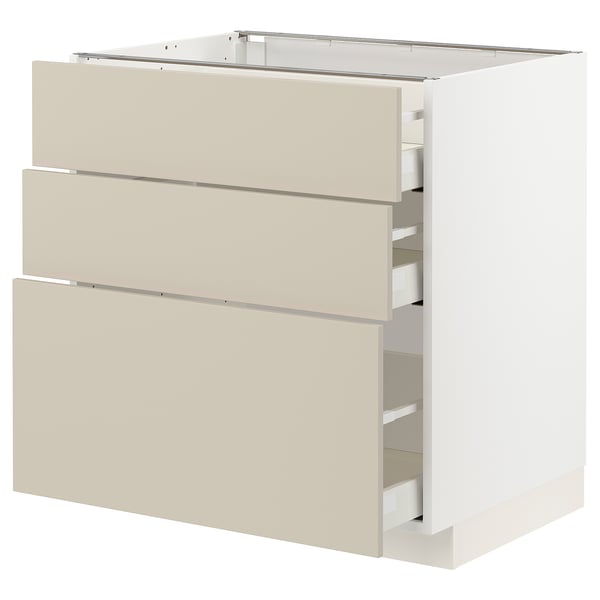 METOD / MAXIMERA Kabinet dasar + 3 laci