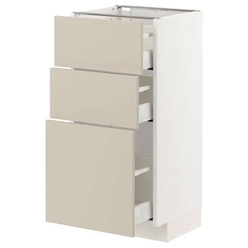 METOD / MAXIMERA Kabinet dasar + 3 laci