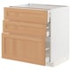 METOD / MAXIMERA Kabinet dasar + 3 laci