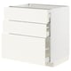 METOD / MAXIMERA Kabinet dasar + 3 laci