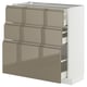 METOD / MAXIMERA Kabinet dasar + 3 laci