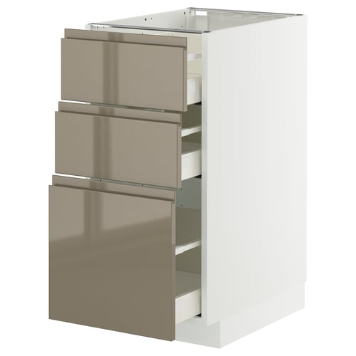 METOD / MAXIMERA Kabinet dasar + 3 laci